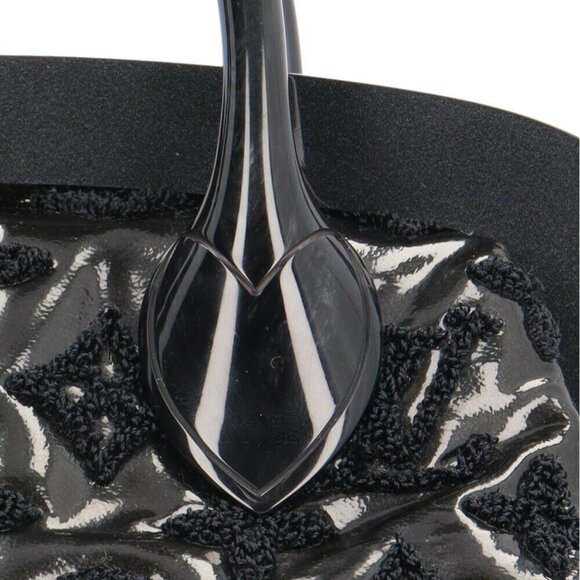 LOUIS VUITTON Black Monogram Leather Bag - Picture 6 of 6